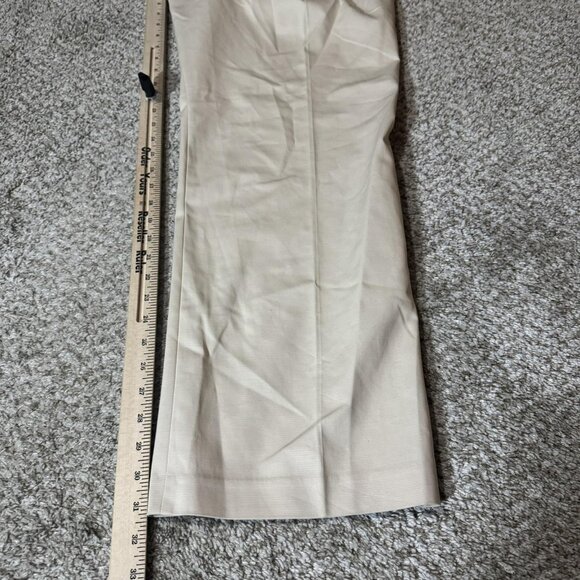 Raffaella Pants Womens 18W Stone Curvy Straight Leg Dress Career Office Khaki - Picture 11 of 12